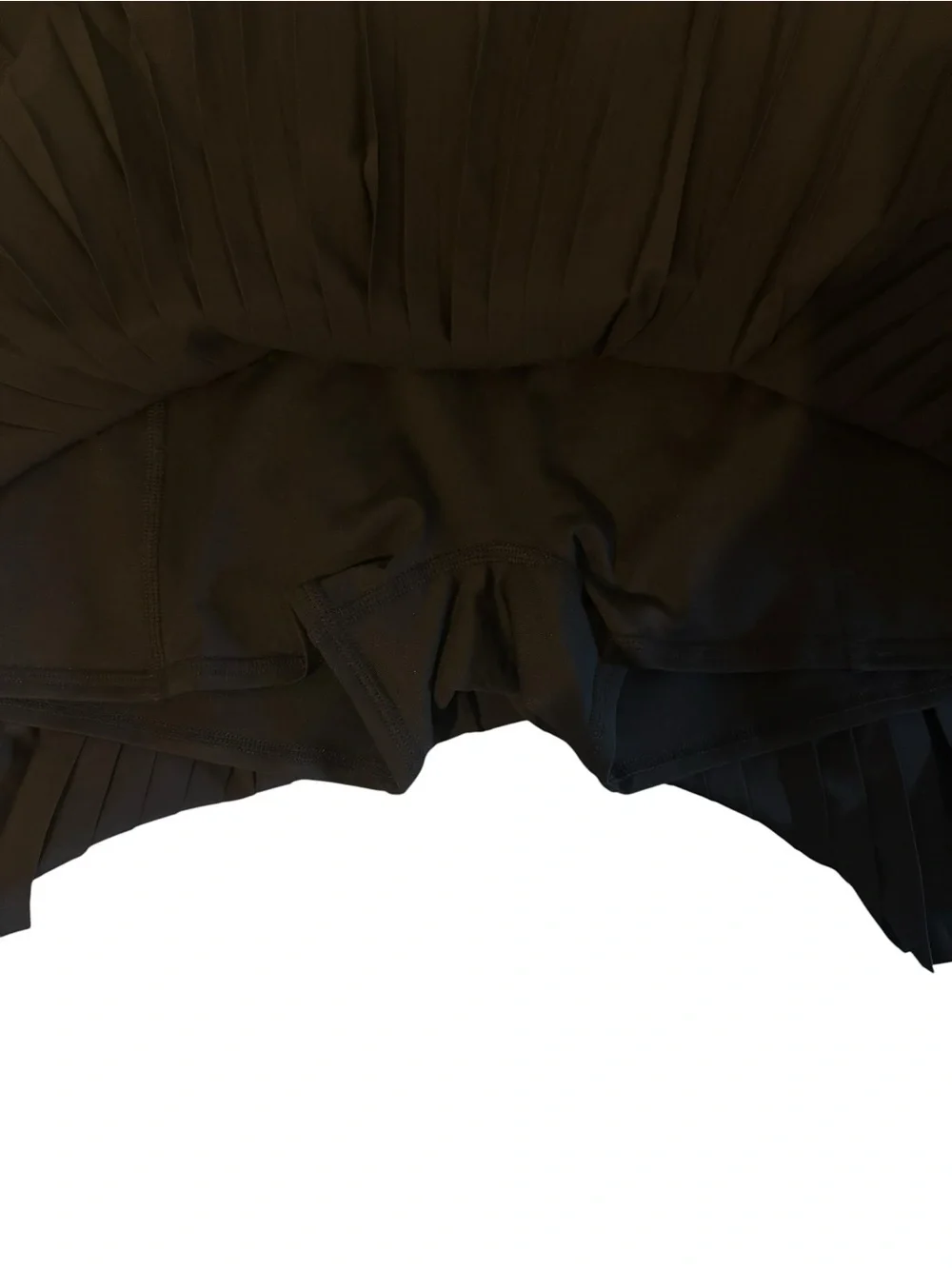 Alo Black Pleated Women's Skirt Size Medium